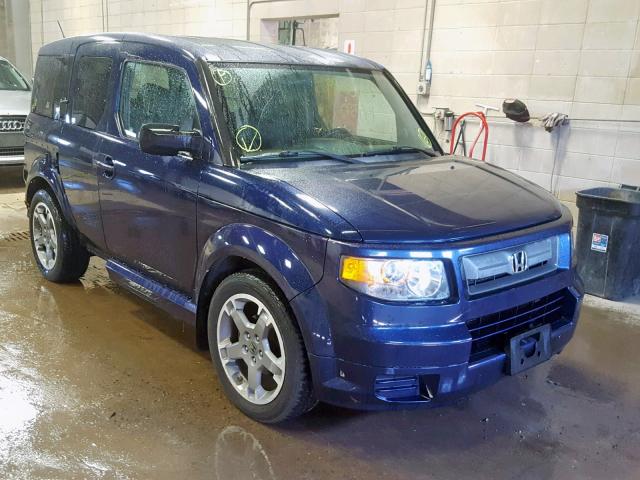 5J6YH18948L002715 - 2008 HONDA ELEMENT SC BLUE photo 1