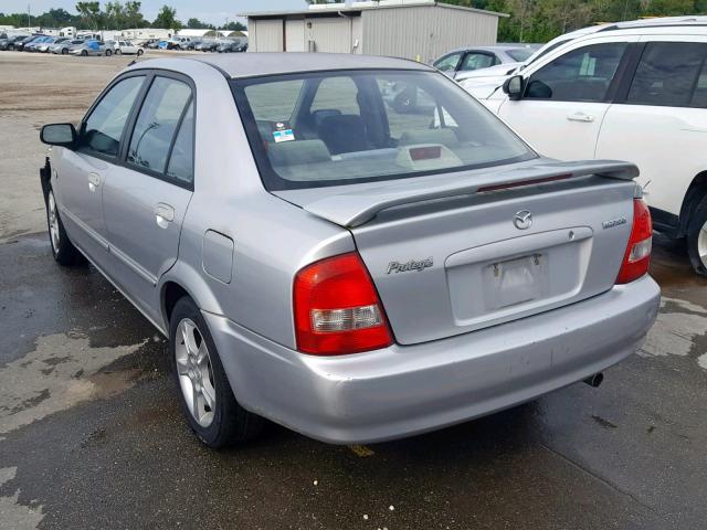 JM1BJ225431211498 - 2003 MAZDA PROTEGE DX SILVER photo 3