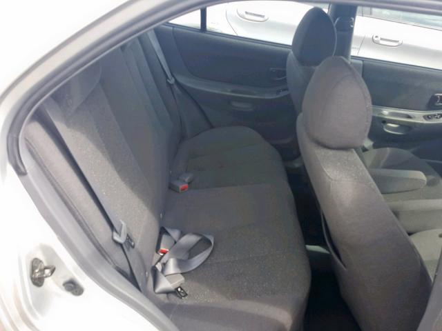 KMHCG45C22U391534 - 2002 HYUNDAI ACCENT GL SILVER photo 6