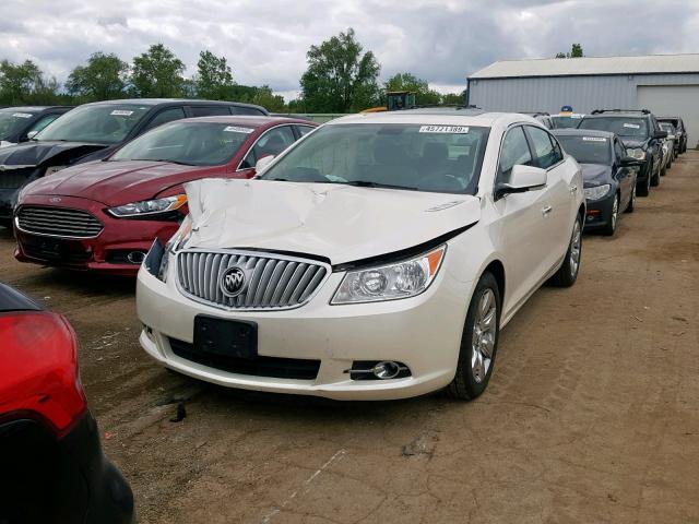 1G4GD5E38CF370354 - 2012 BUICK LACROSSE P WHITE photo 2