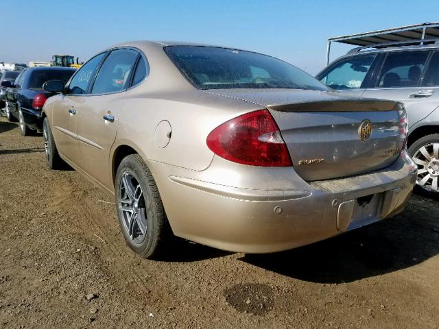 2G4WE567751234706 - 2005 BUICK LACROSSE C GOLD photo 3