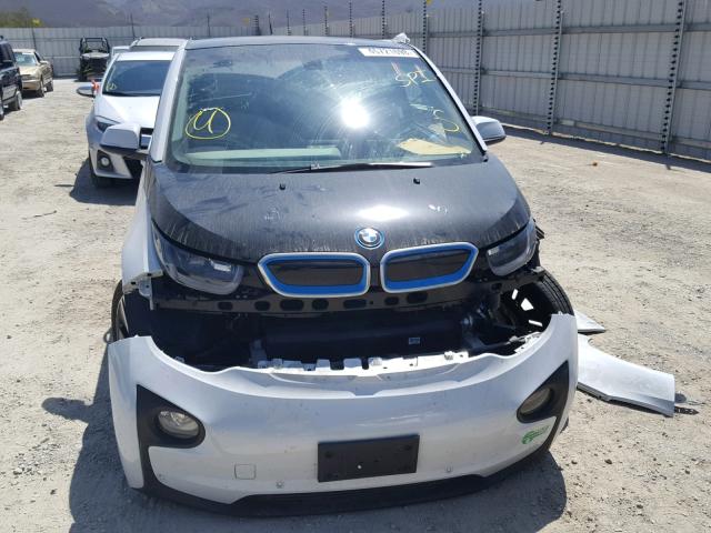 WBY1Z4C54EV274450 - 2014 BMW I3 REX WHITE photo 9