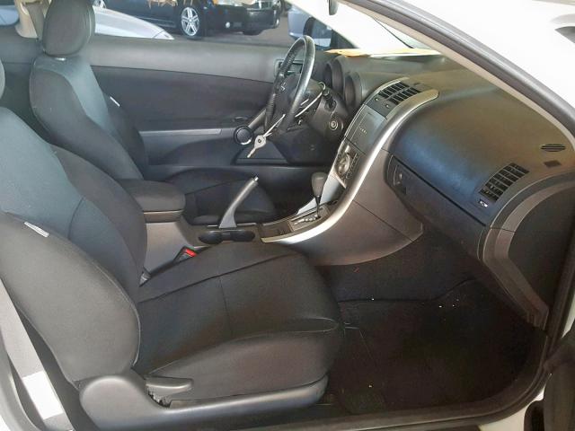 JTKDE167X70177980 - 2007 TOYOTA SCION TC თეთრი ფოტო 5