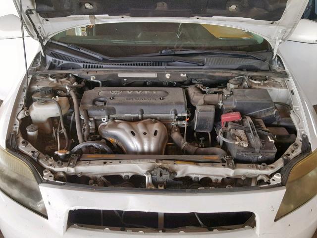 JTKDE167X70177980 - 2007 TOYOTA SCION TC თეთრი ფოტო 7