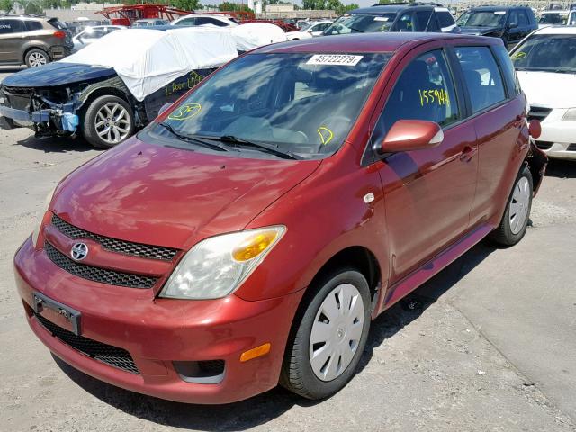 JTKKT624065002001 - 2006 TOYOTA SCION XA RED photo 2