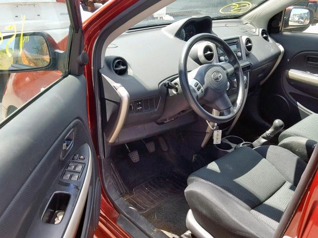 JTKKT624065002001 - 2006 TOYOTA SCION XA RED photo 9