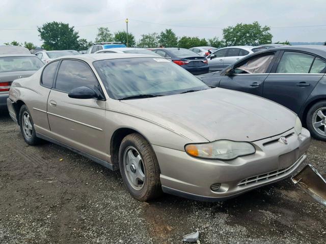 2G1WW12E239229404 - 2003 CHEVROLET MONTE CARL თაფლისფერი ფოტო 1