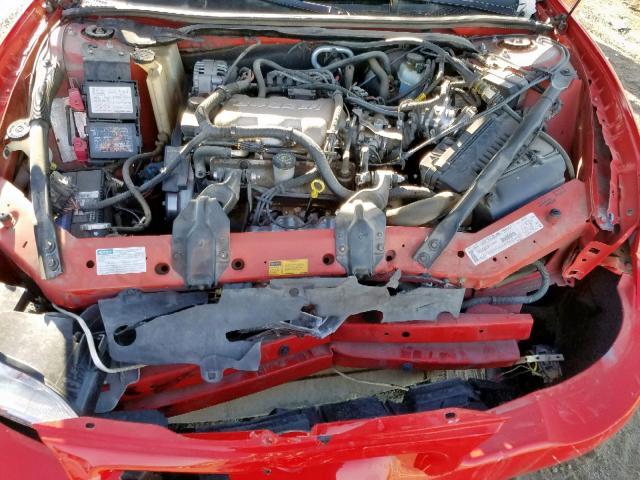 2G1WW12E519115491 - 2001 CHEVROLET MONTE CARL RED photo 7