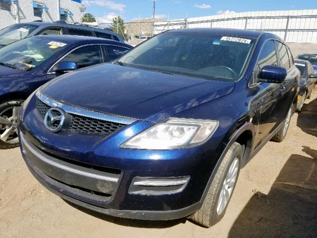 JM3TB38Y670111897 - 2007 MAZDA CX-9 BLUE photo 2