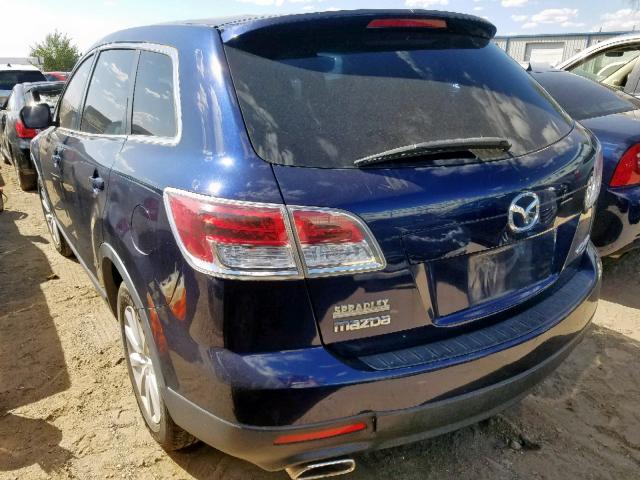 JM3TB38Y670111897 - 2007 MAZDA CX-9 BLUE photo 3