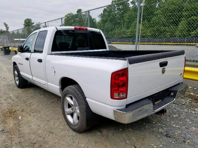 1D7HA18216S660854 - 2006 DODGE RAM 1500 S WHITE photo 3