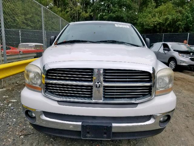 1D7HA18216S660854 - 2006 DODGE RAM 1500 S WHITE photo 9