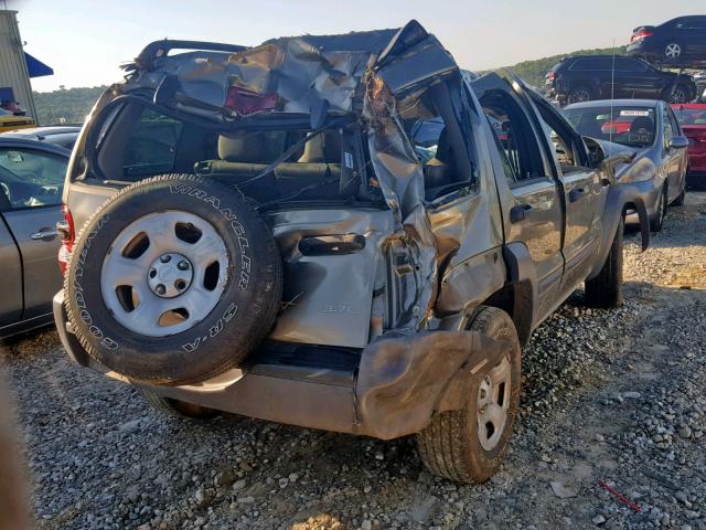 1J4GL48K34W118592 - 2004 JEEP LIBERTY SP TAN photo 4