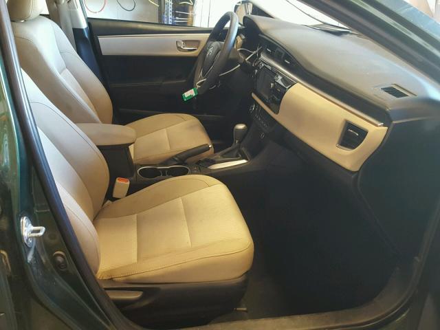 2T1BPRHE7FC236717 - 2015 TOYOTA COROLLA EC 绿色 照片 5
