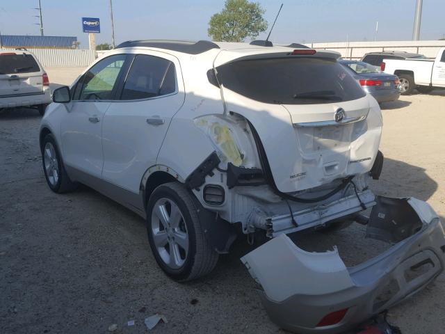 KL4CJDSB6GB518459 - 2016 BUICK ENCORE PRE WHITE photo 3