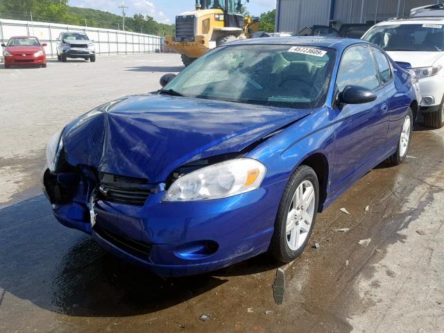 2G1WK16K179230612 - 2007 CHEVROLET MONTE CARL BLUE photo 2