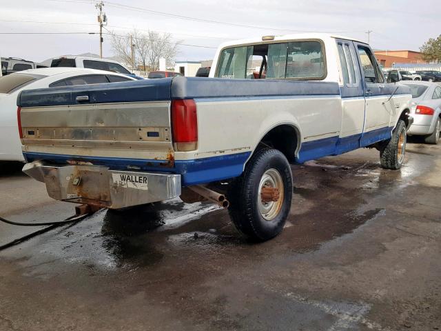 1FTHX26G2LKA79677 - 1990 FORD F250 TWO TONE photo 4