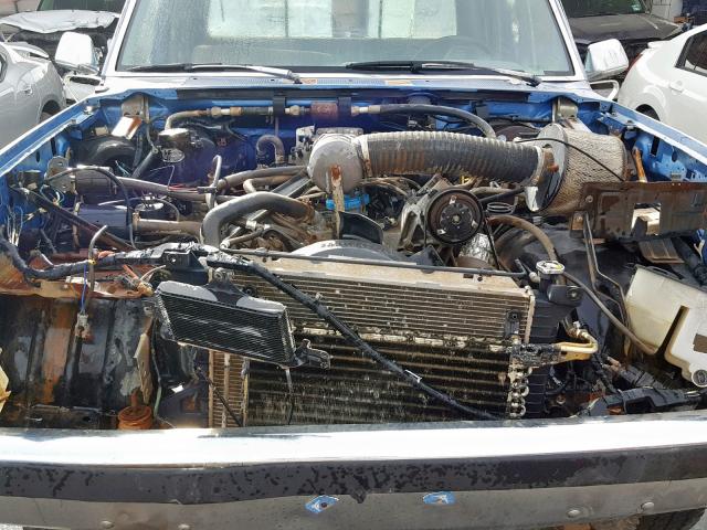 1FTHX26G2LKA79677 - 1990 FORD F250 TWO TONE photo 7