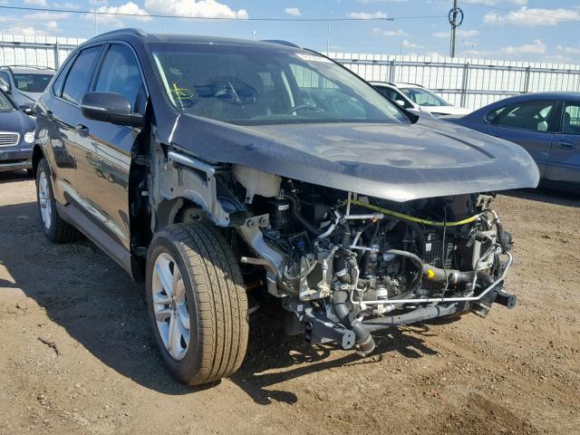 2FMPK4J95KBB69473 - 2019 FORD EDGE SEL GRAY photo 1