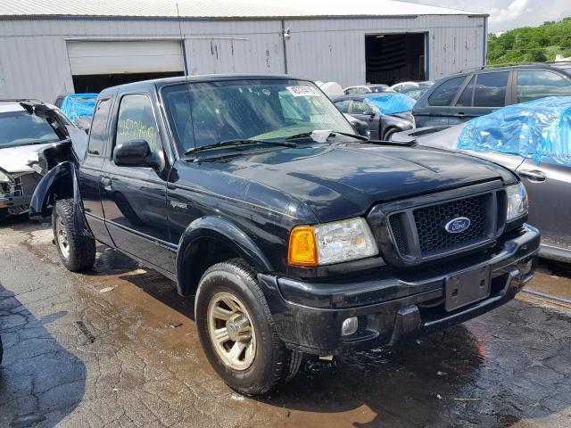 1FTYR14U15PB09769 - 2005 FORD RANGER SUP BLACK photo 1