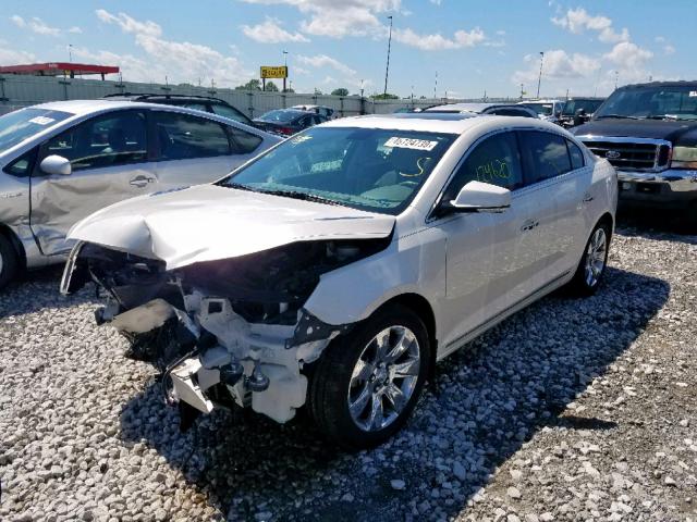 1G4GD5E32CF149641 - 2012 BUICK LACROSSE P WHITE photo 2