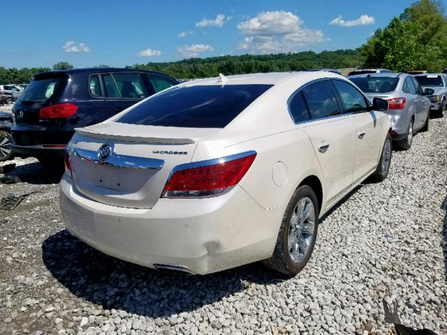 1G4GD5E32CF149641 - 2012 BUICK LACROSSE P WHITE photo 4