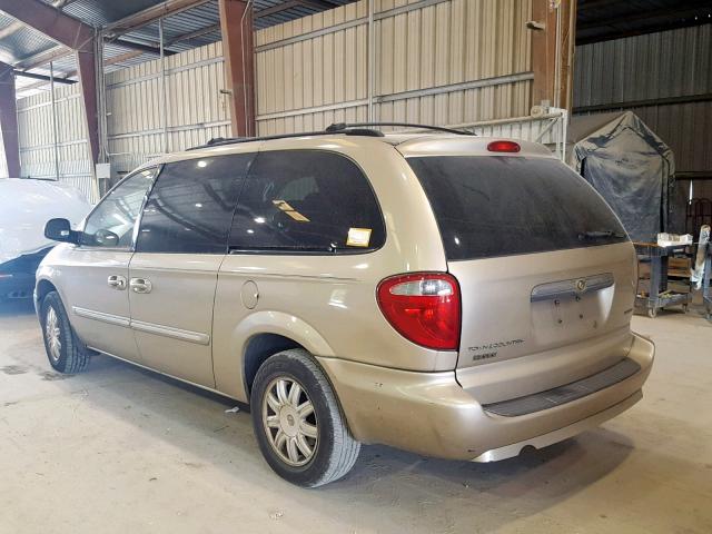 2A4GP54L07R260081 - 2007 CHRYSLER TOWN & COU BEIGE photo 3