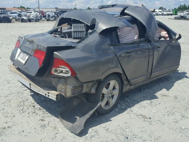 2HGFA16918H336378 - 2008 HONDA CIVIC EXL GRAY photo 4