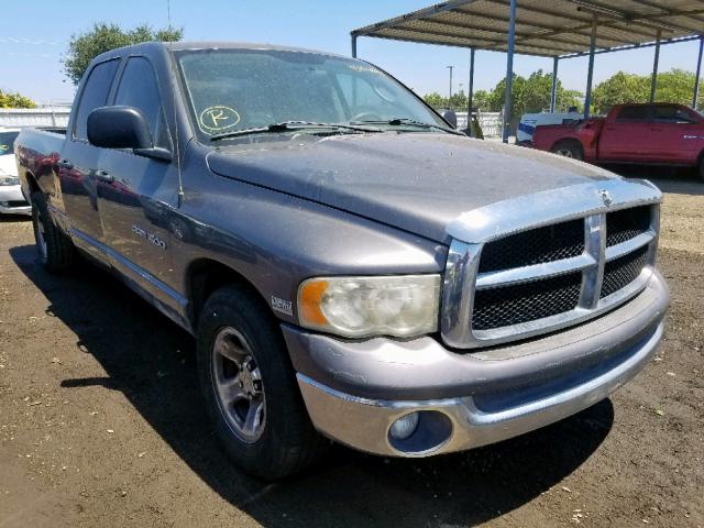 1D7HA18D83J663902 - 2003 DODGE RAM 1500 S CHARCOAL photo 1