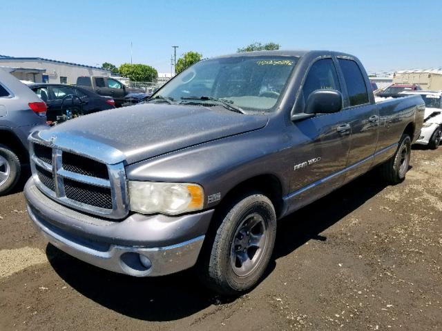 1D7HA18D83J663902 - 2003 DODGE RAM 1500 S CHARCOAL photo 2