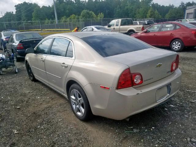 1G1ZC5E07AF183781 - 2010 CHEVROLET MALIBU 1LT TAN photo 3