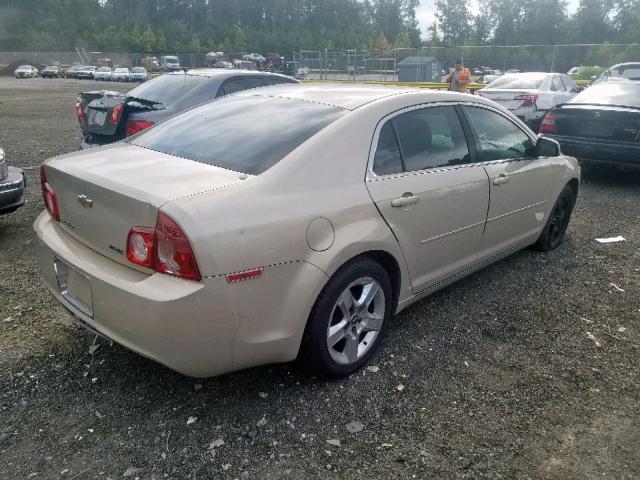 1G1ZC5E07AF183781 - 2010 CHEVROLET MALIBU 1LT TAN photo 4