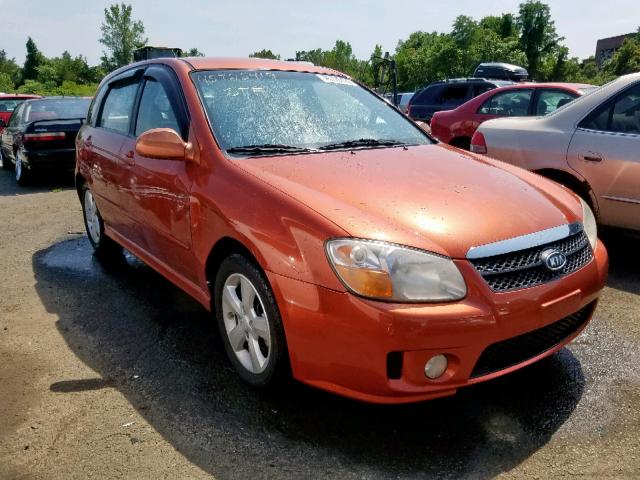 KNAFE162X75001810 - 2007 KIA SPECTRA5 S ORANGE photo 1