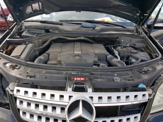 4JGBB75E36A060207 - 2006 MERCEDES-BENZ ML 500 BLACK photo 7