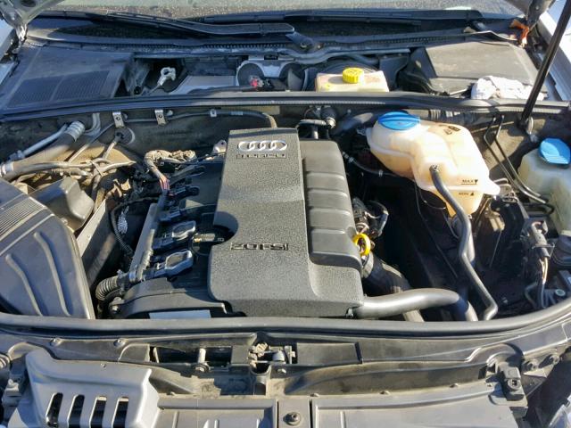 WAUAF78E98A169075 - 2008 AUDI A4 2.0T SILVER photo 7