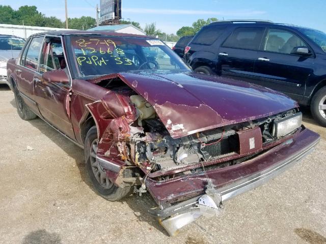 1G3HY54C9KW312797 - 1989 OLDSMOBILE DELTA 88 R BURGUNDY photo 1