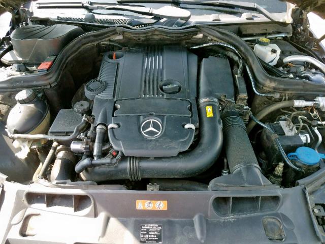 WDDGJ4HB6CF763754 - 2012 MERCEDES-BENZ C 250 BLACK photo 7