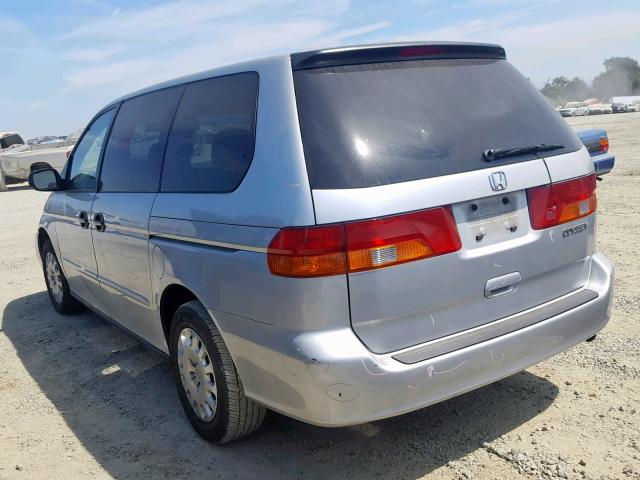 5FNRL18583B103757 - 2003 HONDA ODYSSEY LX SILVER photo 3