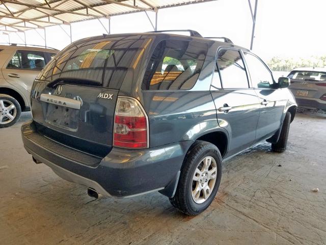 2HNYD18636H523100 - 2006 ACURA MDX TOURIN BLUE photo 4