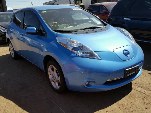 JN1AZ0CP3BT002090 - 2011 NISSAN LEAF SV BLUE photo 1