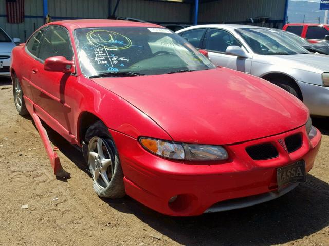 1G2WP12K5YF181488 - 2000 PONTIAC GRAND PRIX RED photo 1