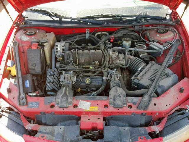 1G2WP12K5YF181488 - 2000 PONTIAC GRAND PRIX RED photo 7