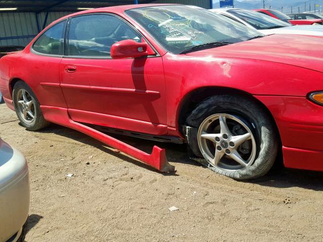 1G2WP12K5YF181488 - 2000 PONTIAC GRAND PRIX RED photo 9