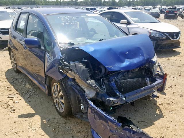 JHMGE8H51DC033459 - 2013 HONDA FIT SPORT BLUE photo 1