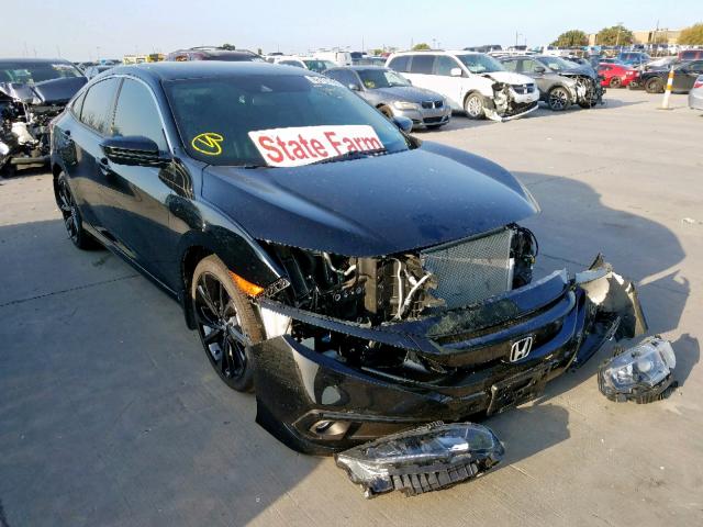 19XFC2F86KE008821 - 2019 HONDA CIVIC SPOR BLACK photo 1