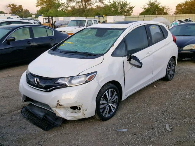 JHMGK5H7XGX034969 - 2016 HONDA FIT EX WHITE photo 2