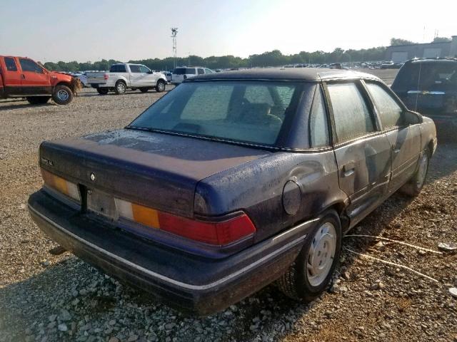 1FAPP36X3LK191881 - 1990 FORD TEMPO GL BLUE photo 4