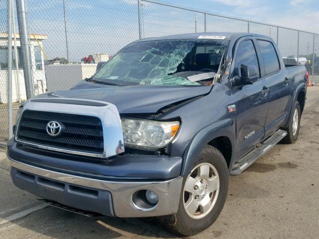 5TFEV54148X043332 - 2008 TOYOTA TUNDRA CRE GRAY photo 2