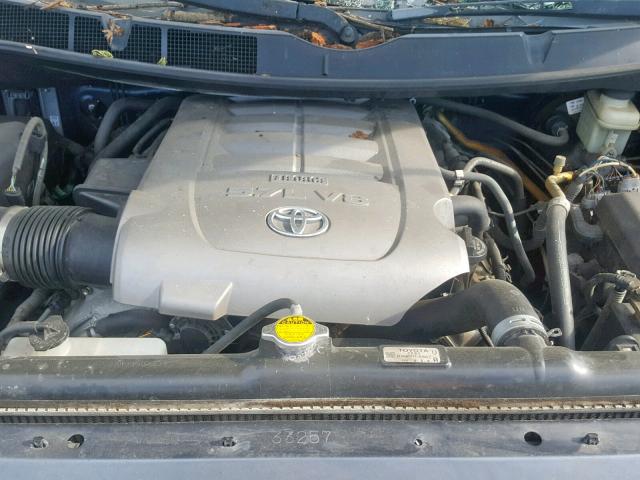 5TFEV54148X043332 - 2008 TOYOTA TUNDRA CRE GRAY photo 7