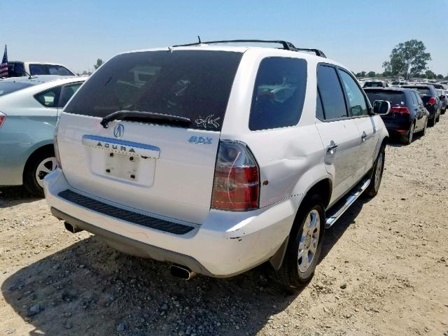 2HNYD18896H536211 - 2006 ACURA MDX TOURIN WHITE photo 4